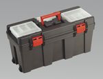Toolbox 650mm with Tote Tray & Wheels - Click Image to Close